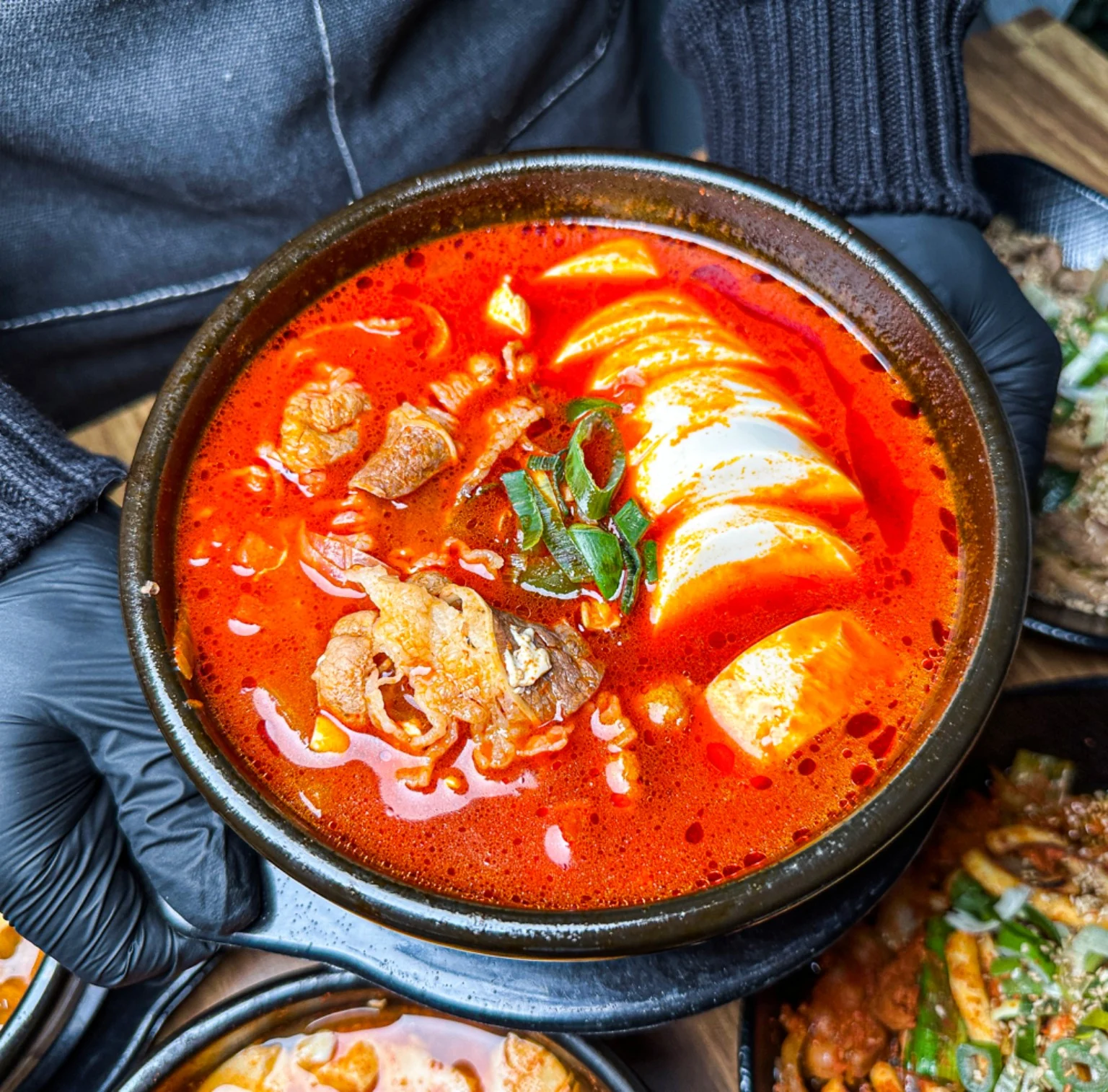 얼큰한 순두부찌개
